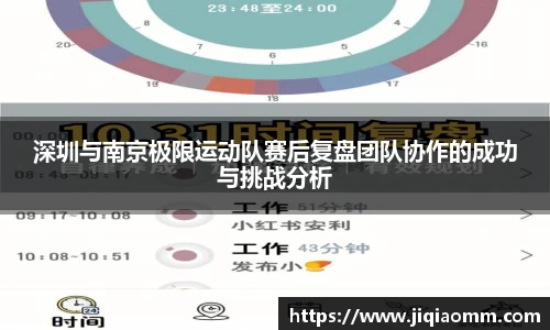 深圳与南京极限运动队赛后复盘团队协作的成功与挑战分析