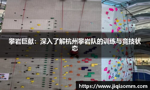 攀岩巨献：深入了解杭州攀岩队的训练与竞技状态