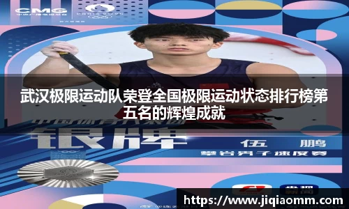武汉极限运动队荣登全国极限运动状态排行榜第五名的辉煌成就